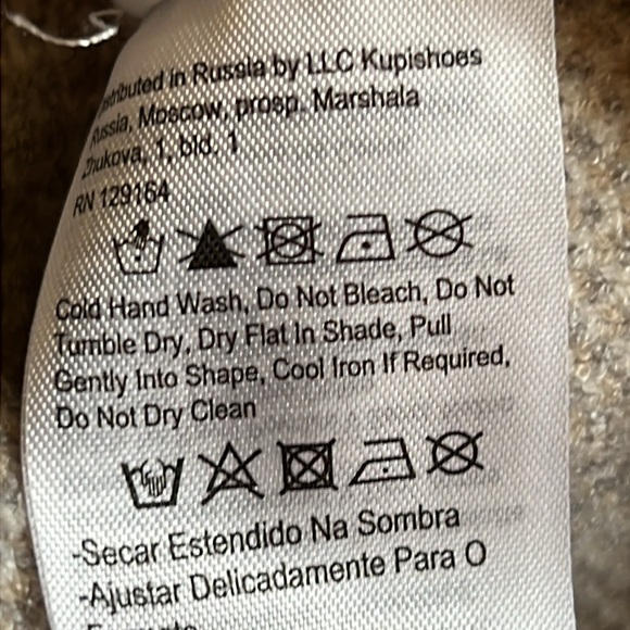 Argyle Sweater Vest Preppy Oversized V-Neck Soft Cream/Gray/Tan Layering Small - Picture 10 of 10